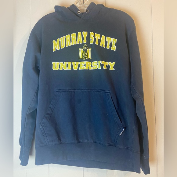Msu murray state racers navy CI Sport blue longsleeve Hoodie medium unisex sweat - Picture 4 of 7